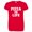 Red, variant on PleaseMeTees™ Womens Pizza Is Life I Love Pizza Cheese Bacon HQ Tee