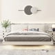 thumbnail image 2 of Leather Beds Minimalist Home Furniture Queen Bed Frame Small Apartment 150 Nordic Bedroom Set My Lux Decor Round, 2 of 15