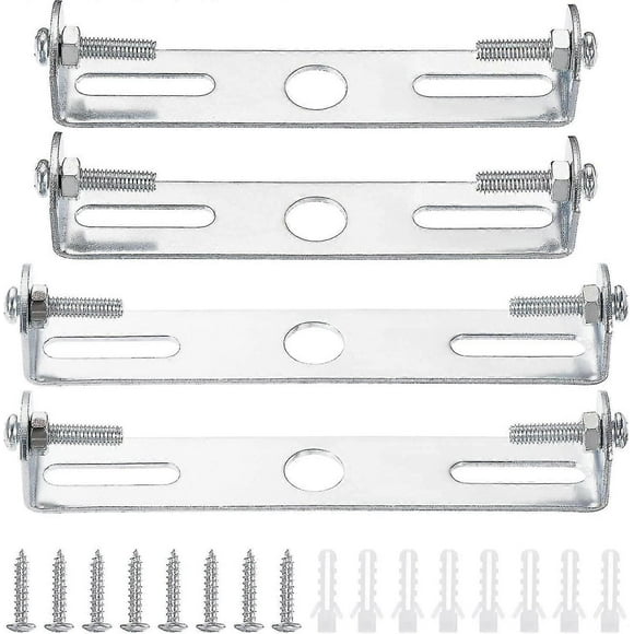 Pack Of 4 Ceiling Light Plate, 90mm 104mm Two Size Lighting Fixture Mounting Bracket