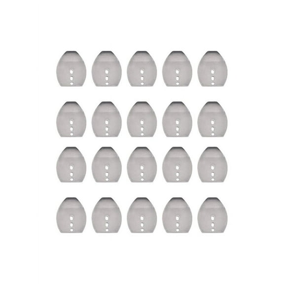 20Pcs Swim Jig Blade Diy Vibration Jigs Casting Wobble Fishing Jig Lure,A (Browseboard) One Pack (20 Pcs