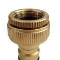 thumbnail image 3 of LOVIVER Brass Garden Hose Tap Connector, 1/2 Inch and 3/ Female Threaded Faucet Adapter, 3 of 8
