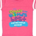 thumbnail image 4 of Inktastic Daddy Worlds Best Correctional Officer Boys or Girls Baby Bodysuit, 4 of 5
