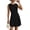 Black, variant on MEROKEETY Women's Cute 3D Floral Knitted Mini Dress 2026 Spring Summer Sleeveless Tank Crew Neck A-Line Short Sweater Dress, Apricot, L