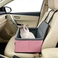 thumbnail image 4 of Portable Puppy Dog Car Seat, Dog Booster Seat for Small Dogs (Up to 20 lbs) - Portable Puppy Car Seat with Thick Cushion and Storage Pockets, 4 of 7