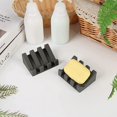 thumbnail image 4 of Jinsinto Soap Dish - Modern Silicone Soap Dish - Anti-Rust - Inclined Surface with Water Drain to Better Store Soap - Original Soap Box for Bathroom or Kitchen, 4 of 5