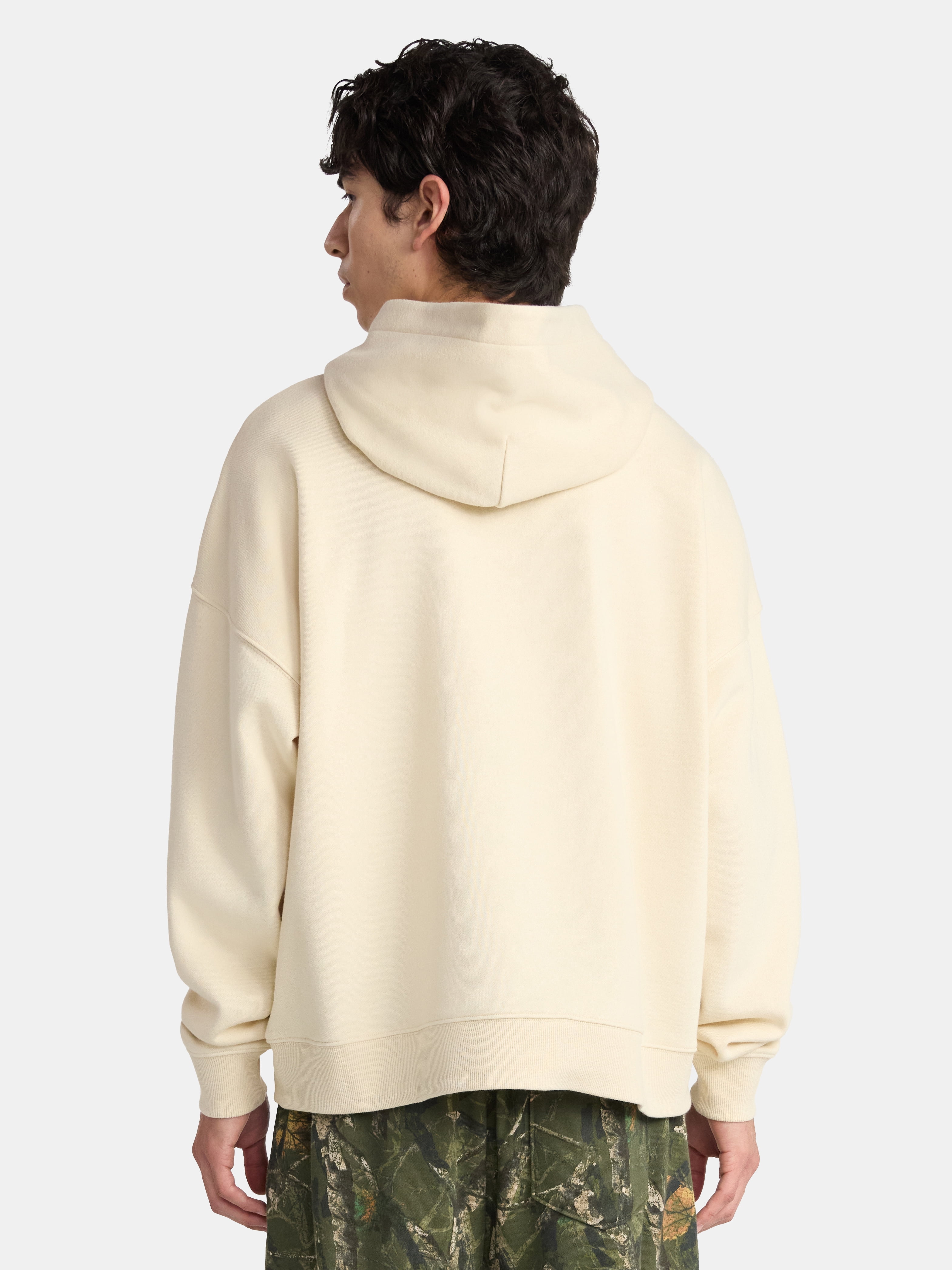 No Boundaries Boxy Fit Cropped Sweatshirt Hoodie, Men's & Big Men's