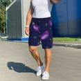 thumbnail image 4 of Haiem Eggplant Men's Pajama Short with Soft Woven Cotton Elastic Waistband Sleep Short-3X-Large, 4 of 9