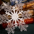 thumbnail image 3 of Inteprter Navidad copo de nieve decoración temática acrílico colgante adorno de boda Type7 NO7, 3 of 6