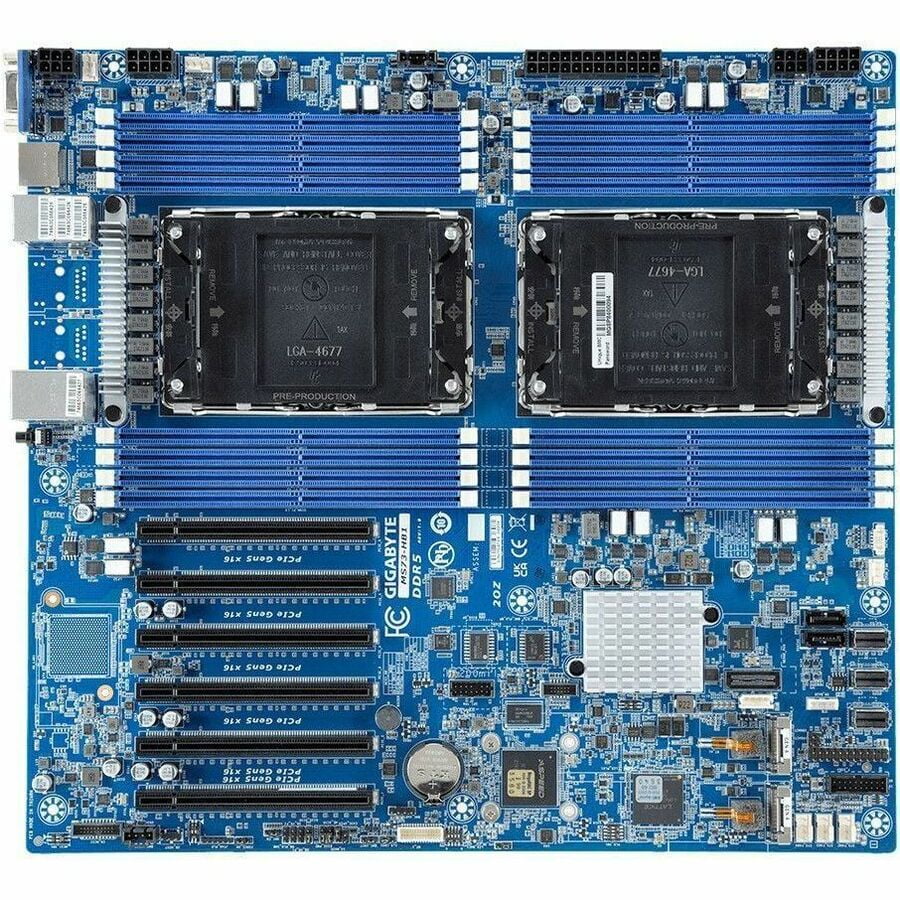 Gigabyte MS73-HB1 Server Motherboard - Intel C741 Chipset - Socket LGA-4677 - Extended ATX
