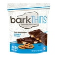 thumbnail image 3 of (3 pack) Barkthins Dark Chocolate, Pretzel and Sea Salt Snacking Chocolate, Bag 4.7 oz, 3 of 10