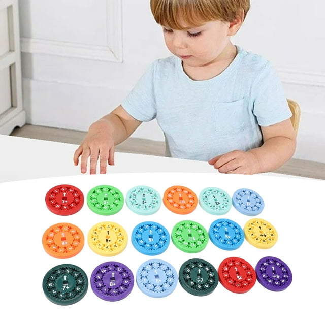 Math Rotation Toy Math Facts Rotation Toy Colorful Engaging Interactive Math Learning Game with Educational Activities for Kids