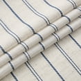 thumbnail image 6 of Muuphra Farmhouse Striped Linen Blend Curtains for Living Room Semi sheer Back Tab Coastal Drapes for Bedroom,2 Panels,52"×63", 6 of 9