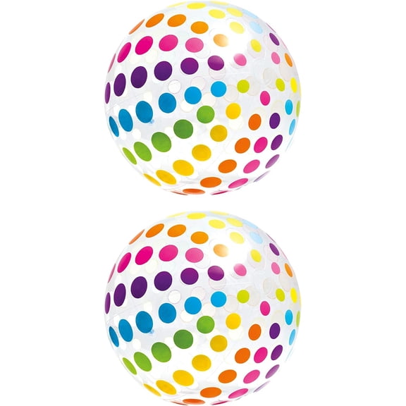 HHNOU Jumbo Ball(42 Inches)Giant Beach Ball(Pack of 2)
