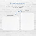 thumbnail image 6 of 21x28 Dry Erase Board for Wall - with .25 White Acrylic and Chrome Stand Off Finish - Perfect Whiteboard for Office, Home, Classroom - Durable and Stylish .25 White Acrylic Dry Erase Board, 6 of 8