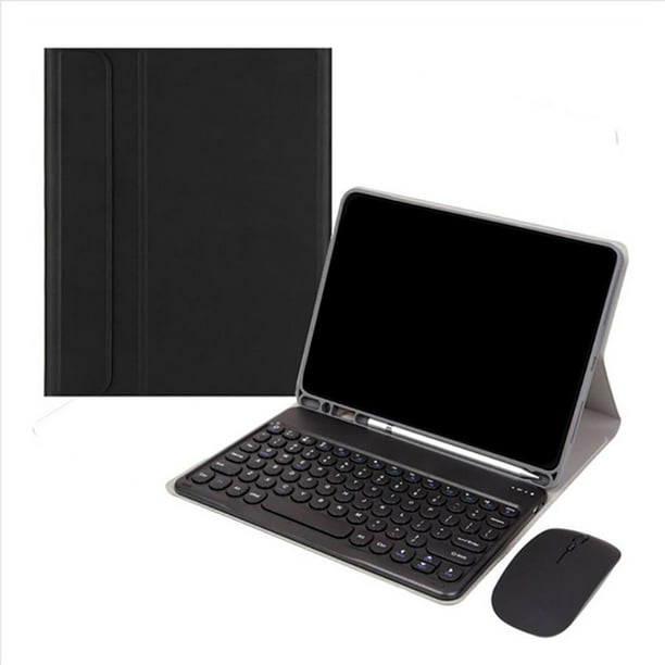 Estuche para Mouse Inalámbrico Macarena S6 Lite 10.4 P610 P615 Desmontable Magnéticamente Negro Teclado Bluetooth