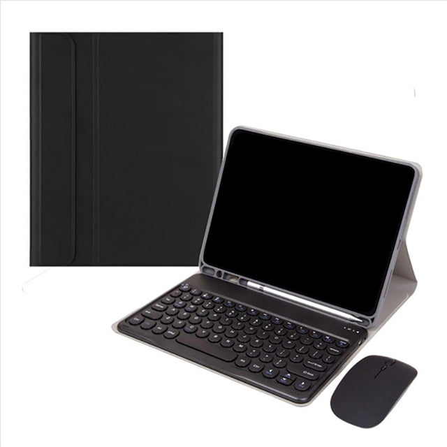 Estuche inalámbrico para y mouse S6 Lite 10.4 '' Tablet Sm-P610 P615 Durable Desmontable Suave TPU Contraportada Conveniente Negro Yotijar Teclado bluetooth