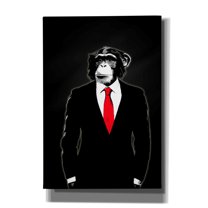 "Domesticated Monkey" by Nicklas Gustafsson, Giclee Canvas Wall Art, 18"x26"