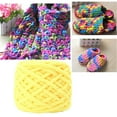 thumbnail image 3 of Hot Sale!TAKTUK Chunky Yarn,Crochet Yarn,Chunky Yarn Super Soft Acrylic Bulky Washable Hand Knitting Yarn for DIY Blanket Scarf Sweater,Home Essentials,Yellow Yarn, 3 of 4