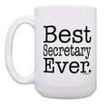 thumbnail image 2 of ThisWear Secretary Cup Set Best Secretary Ever Gifts Secretary Birthday Gifts 2 Pack 15oz Mugs Cups White, 2 of 4