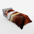 thumbnail image 3 of Ambesonne Scenery Bedding Set 4 Pcs, Cliff, Queen, Orange Yellow, 3 of 3