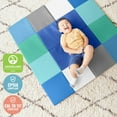 thumbnail image 5 of ECR4Kids SoftZone Square Dance Folding Activity Play Mat, 48in Square, Baby Essentials, Contemporary, 5 of 9