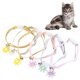 thumbnail image 5 of Collares Para Gatos, Diseño De Hebilla De Liberación Rápida Collar Para Mascotas Llamativo Ajustable Con Campana Para Bodas Para Perros Para Vacaciones ANGGREK Otros, 5 of 8