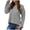 Gray, variant on Herrnalise Women's Knitted Crop Tops Women Long Sleeve Knitted Loose Sweater Jumper Straples Tops Blouse Pullover Jumper Sweaters