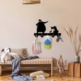 thumbnail image 5 of Halloween Household Decor Wooden Wall Hooks Wall Hanger Coat Rack Keys Bags Clothes Multi-Purpose Keys Handbags Hook Gift for Designer, 5 of 9
