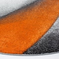 thumbnail image 3 of Safavieh Hollywood Salome Abstract Area Rug, Gray/Orange, 6'7" x 6'7" Round, 3 of 10