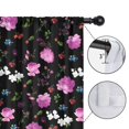 thumbnail image 4 of Blackout Kids Curtains,Pioneer Flower Floral Print Pattern Childrens Insulated Curtains Set Of 2,Bedroom Essentials,Toddler Room Decor 42"x63", 4 of 5