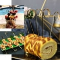 Efavormart 100 Pack 4.75" Black Loop Ring Bamboo Skewers Cocktail Picks Cocktail Sticks ...