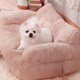 thumbnail image 5 of Sofá Cama para Gatos, Cálido, Suave, Lavable, Calmante, Cama para Perros, sofá de Felpa Esponjoso para Mascotas, Cama para Dormir para Perros Pequeños y Gatos (XXL), 5 of 9