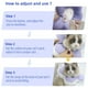 thumbnail image 5 of Collar de cono para gato, lindo collar isabelino impermeable para gatos y perros pequeños, 5 of 6