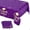 Purple Gold, variant on Graduation Tablecloth Set 2 PCS Red and Black Disposable Rectangle Tablecloth 108"x54" for Class of 2026 Party Decorations and Supplies