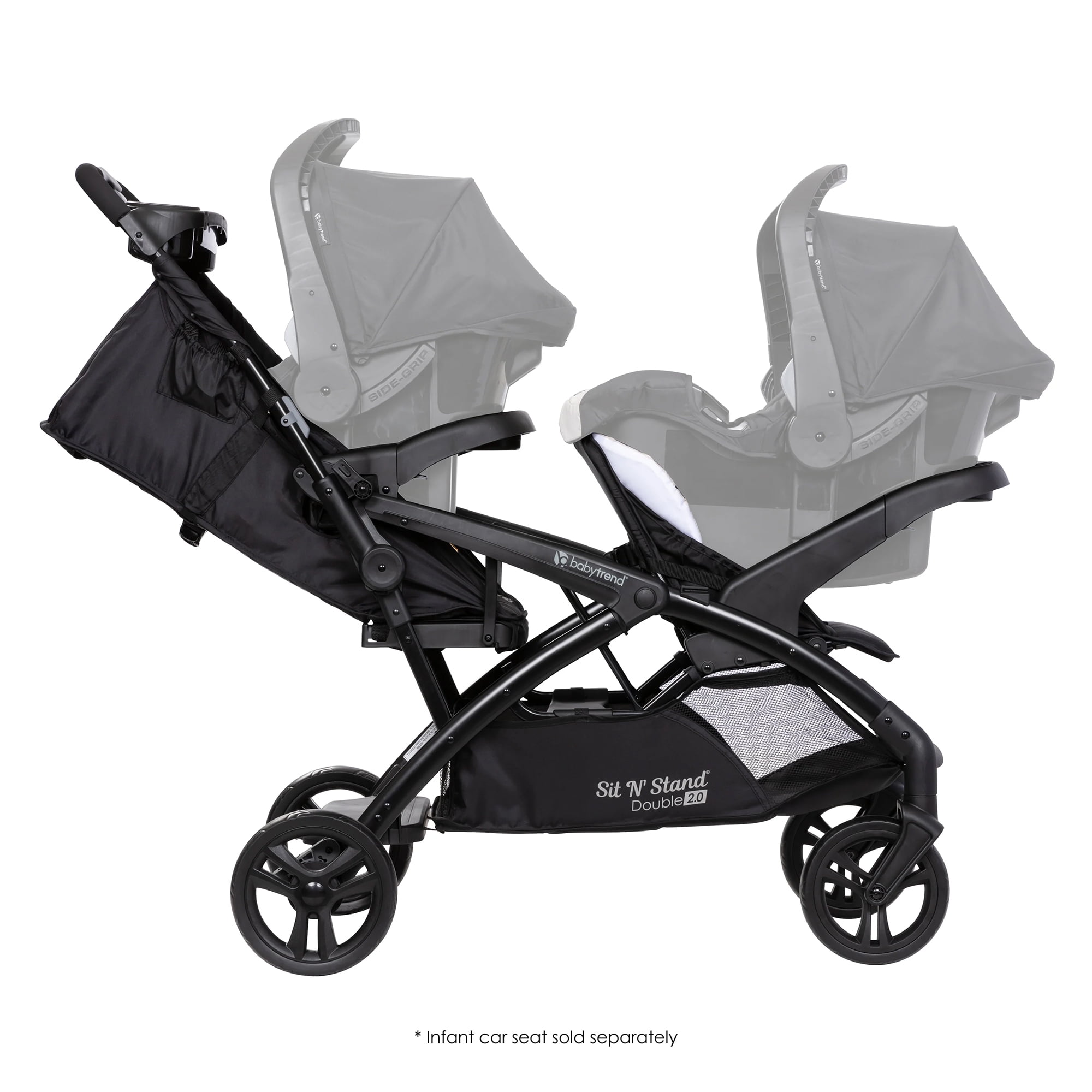 Baby trend sit n stand double sales stroller walmart