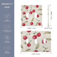 thumbnail image 2 of Yayeee Toggle Light Switch Wall Plate 3-Gang 6.37"x4.48" Decorative Outlet Cover, Red Cherry, 2 of 7
