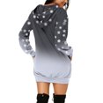 thumbnail image 3 of Chandail de Noël pour Femmes Imprimé de Vacances chandail Mi-Long Fermeture Veste à Capuche Mode Cardigan Chaud Col Rond Manches Longues Chandail de Noël, 3 of 6
