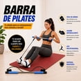 thumbnail image 4 of Kit de Pilates para Ejercicio en Casa con Tapete de Yoga Barra para Pilates y Lagartijeros Set de Entrenamiento En Casa, 4 of 9
