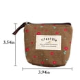 thumbnail image 2 of Canvas Coin Purse Creative Lovely Zipper Change Purse Change Pouch for Women, 2 of 10
