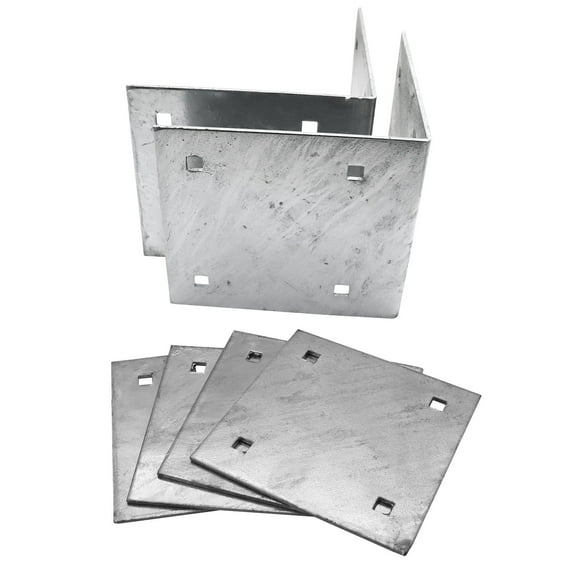 Extreme Max 3005.5516 Dock Inside Corner Bracket Kit - Includes Two Inside Corners and Four Backer Plates