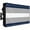 Navy blue gray, variant on Outdoor TV Cover Grey Stripes Navy Blue Weatherproof Waterproof Outside TV Protector with Zipper,Modern Minimalist Smart Television Screen Cover for 40 to 43Inch Screens