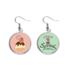 thumbnail image 1 of Dulce helado de fresas con chocolate Colgante decorativo temporada pendientes de primavera joyas Unbranded M, 1 of 3