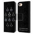 thumbnail image 1 of Head Case Designs Officially Licensed Assassin's Creed Legacy Logo Geometric Crest Leather Book Wallet Case Cover Compatible with Apple iPhone 7 / 8 / iPhone SE 2020, 1 of 6
