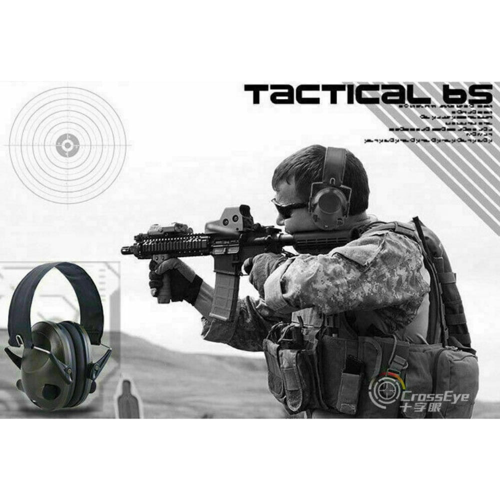 Cocobaby Military Soundproof Earmuffs Electronic Ear Muffs Shooting Hearing Protect