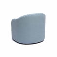 thumbnail image 4 of TOV Furniture Pamela Faded Blue Recycled Fabric Tassel Lounge Chair, 4 of 7