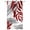 Red, variant on Outdoor Curtains for Patio Waterproof, Sage Green Leaves Windproof Pravicy Outside Porch Blackout Curtain, Willow Leaf Country Botanical Branches Sun Blocking Grommets Curtains for Cabana 54"x108"