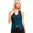 thumbnail image 5 of MixMatchy Women's Economy Dressy 3 Button Versatile Racerback Tuxedo Suit Vest Waistcoat, 5 of 5