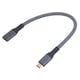 thumbnail image 5 of Cable de extensión USB C Macho A USB C Hurbra, Cable USB C 3.2 Gen 2, Admite Transferencia de Datos de 20 Gbps y Carga Rápida DE 240 W, Cable de Monitor de Salida de Vídeo 40 60, 5 of 7