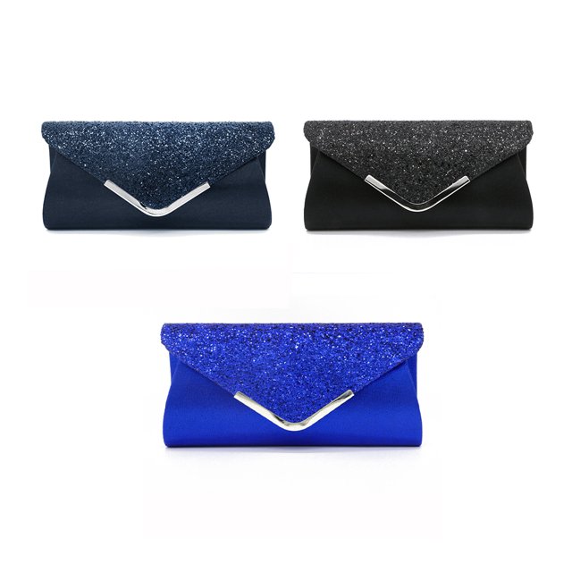 Bolso de noche brillante, cartera de novia de boda brillante, bolso de hombro con cadena brillante, bolso bandolera