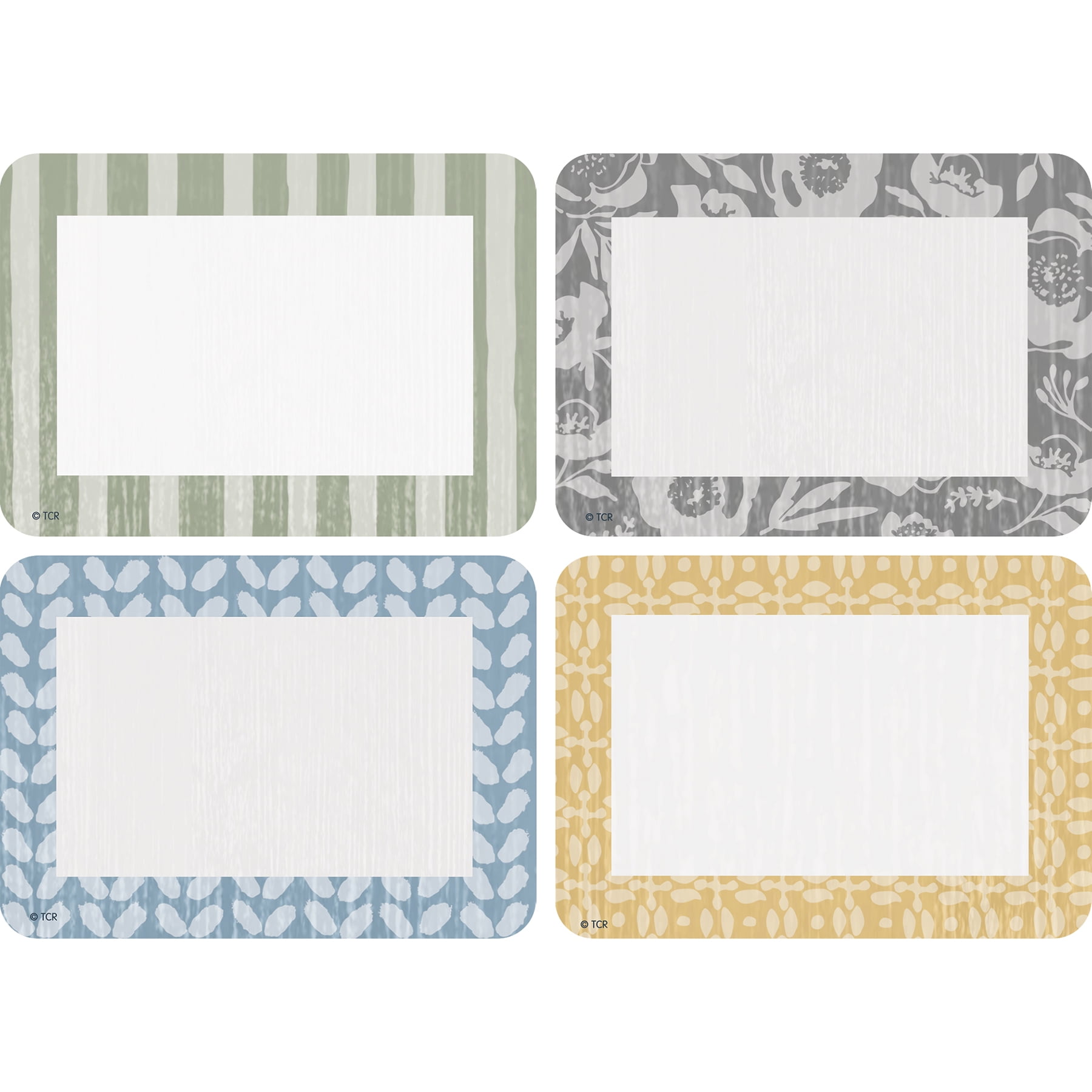 Teacher Created Resources Classroom Cottage Name Tags/Labels - Multi-Pack, 36 Per Pack, 6 Packs